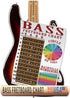 4 String Bass Instructional Chart with Fretboard Notes Poster - Nashville Numbering System - Circle of 5ths | A New Song Music | 11"x17"...