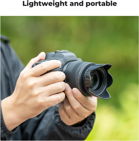 K&F Concept 52mm Tulip Flower Lens Hood for Nikon D3300 D3200 D3100 D5500 D5300 D5200 D5100 DSLR Cameras with AF-S 800mm f/5.6E FL ED VR, AF-S 300...
