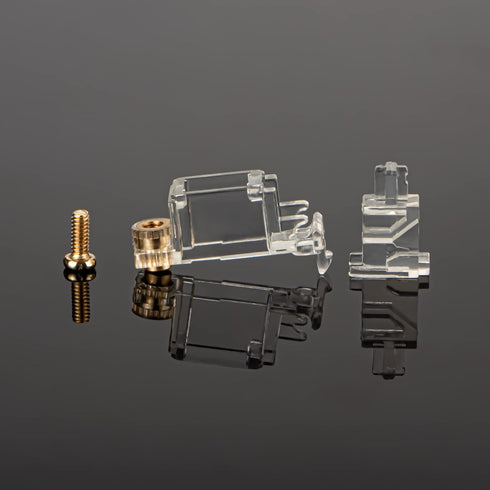 Keyboard Stabilizers Gold Plated PCB Screw-in Stabilizers 2u 6.25u 7u Mechanical Keyboard Stabilizers Mechanical Keyboard Accessories for 60/87 Ke...