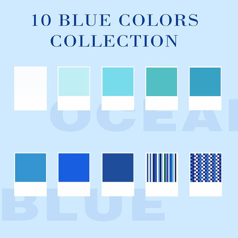 7200pcs Clay Beads Bracelet Making Kit, 10 Blue Colors 6mm Polymer Heishi Beads for Jewelry Making, Friendship Bracelet Kit with Letter Beads Chri...