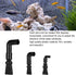 Zerodis 360 Degree Rotating Elbow, Fish Nozzle Water Fish Water Outlet Tube Pump Fitting Function Fish Water Tool...