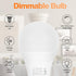 2 Packs Remote Control Bulb Set, A19 LED Light Bulbs Dimmable Stepless 2700K-6000K, 805 LM, E26 Base, 25000+ Hours Lifespan, LED Bulb for Pendant ...