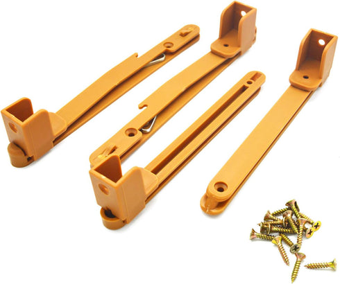 Crib fence Lifter Lifting Rail Connection Set Brown w Screws...