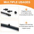 60 Pieces 1/4" Drip Irrigation End Plug Fittings?1/4'' Drip Single Barbed End Cap Connectors for 1/4 Inch Irrigation Tubing 1/2" Tubing Goof Hole ...