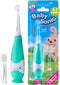 brush-baby BabySonic Infant and Toddler Electric Toothbrush for Ages 0-3 Years - Smart LED Timer and Gentle Vibration Provide a Fun Brushing Exper...