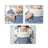 Bebamour Drool and Teething Reversible Cotton Pad For All Carry Positions Baby Carrier White Drool Bib For Boys & Girls?White?...