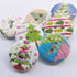 Chenkou Craft 100pcs Santa Christmas Tree Wood Buttons 15mm/20mm/25mm/30mm/40mm Sewing Mix Lots (3/4"(20mm), Multi-color)...