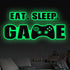 Eat Sleep Game Wall Decal Gamer Boy Wall Stickers Video Game Decor Gaming Controller Decals for Boys Room Kids Bedroom Home Playroom Decor(23.6 x ...