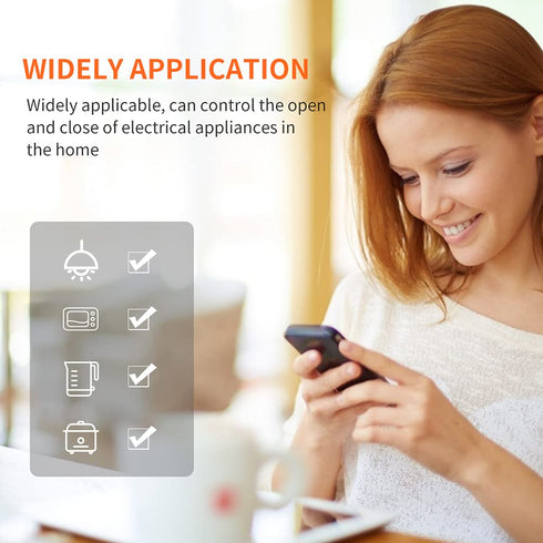 eMylo Wireless Remote Control Switch Mini WiFi Switches Smart Timer Compatible with Alexa Google Home for Smart Home Automation......