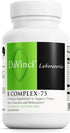 DAVINCI Labs B Complex-75 - Supports Relaxation and Proper Nerve Function* - Dietary Supplement with Niacin, Vitamin B6, B12, Biotin, Choline and ...