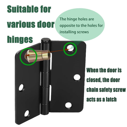 Door Hinges Security Screws,Tamper Proof Screws/Door Hinge Screws for Door Security/Accessory Hinge Screws Security Accessories for Anti-Theft Scr...