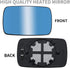 Passenger Side Mirror Replacement for BMW E46 320i 323i 325i 328i 330i & E39 525i 528i 530i 540i - Right Side Mirror Glass, Rear View Mirrors Glas...