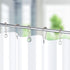 Titanker Shower Curtain Hooks Rings, Rust-Resistant Metal Shower Curtain Hooks for Bathroom Shower Rods Shower Hooks Shower Rings for Curtain - Se...