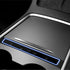 CICMOD Car USB Charger for Tesla Model 3/Y 2021 2022 2023 Multi Port USB Hub Docking Station with Touch Control Blue LED Light, Fit Center Console...
