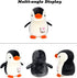 HWD 8.7" Soft Stuffed Penguin Dolls, Stuffed Animals Toys, Gifts for Kids Toddlers Birthday Christmas Day Valentine's Day (Black)...