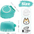 WishLotus Pet Bath Brush, Soft Silicone Cat Grooming Brush Dog Bath Massage Brush Shampoo Dispenser Heart-Shaped Multifunctional Bath Brush for Pe...