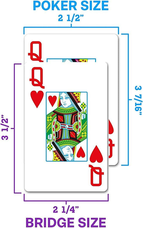 Copag 1546 Neoteric Design 100% Plastic Playing Cards, Bridge Size (Narrow) Regular Index Yellow/Pink/Blue Double Deck Set...