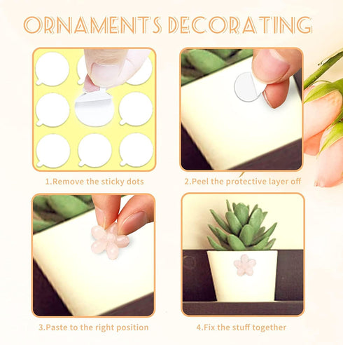 PinCute 400 PCS Wick Stickers for Candle Making, Double-Sided Heat Resistant Candle Wick Stickers, Adhere Steady in Hot Wax...
