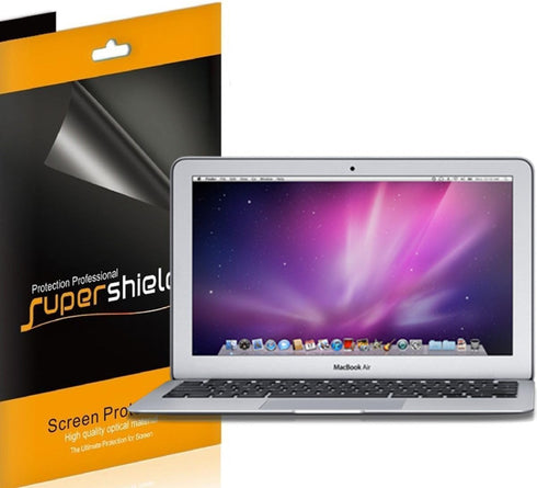 Supershieldz (3 Pack) Designed for Apple MacBook Air 11 inch Screen Protector, High Definition Clear Shield (PET)...