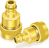Boltigen R1234yf to R134a Adapter, R1234YF Quick Adapter Adjustable High and Low Side Connection R134a Quick Coupler Connection to R1234yf, R134a ...