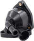 NewYall Engine Coolant Thermostat Housing Case with Gasket for Honda CR-V 2.4L l4 2003-2006, Civic 1.7L l4 2002-2005, Acura RSX 2.0L l4 2002-2006...