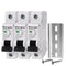 3PCS Miniature Circuit Breaker 120V/240V ac Circuit Breaker 1 Pole 16Amp Smart Circuit Breaker DIN Rail Mount for Marine Power Systems,Solar photo...