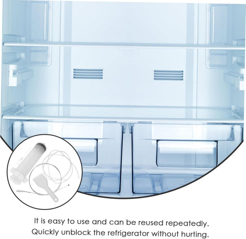 Water Dispensers Line Tool 4pcs refrigerator water cleaner fridge dredging kit Water Line Tool Clean Drain Outlet Dredging Tool drain hole remover...
