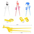 Training Chopsticks, Cute Animal Shape Easy to Use Learning Chopsticks for Kids With attachable for Right or Left Handed Child Adults Beginners (4...