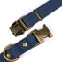 PET ARTIST Nylon Dog Collar for Large Dogs, Heavy Duty Dog Collar with Quick Release Metal Buckle, Soft Padded Blue Dog Collar, Adjustable Durable...