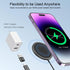 2 Pack Wireless Charger 15W - Fast Magnetic Charging for iPhone 15/14/13/12, Airpods Pro/2/3, iPhone X-11 with 2 Extra Magnetic Rings - Adaptable ...