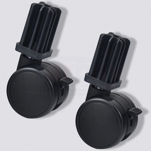 Caster Wheel Gas Grills/Stem Style Locking Swivel Caster 6414 306414 for Weber, Genesis, Summit, Silver, Spirit Gas Grills, Includes Caster Insert...