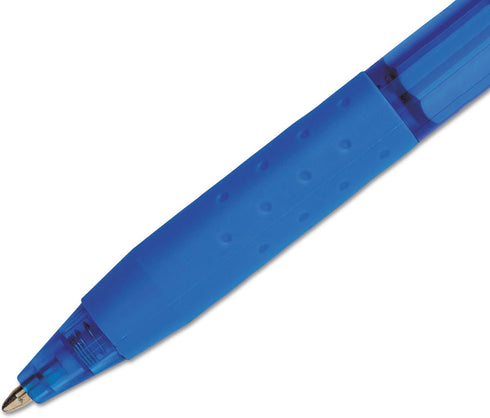 Paper Mate® InkJoy™ 300 RT Retractable Pens, Medium Point, 1.0 mm, Translucent Blue Barrels, Blue Ink, Pack Of 12...
