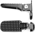Scooter Footpegs E-bike Footpeg in Aluminum Alloy, Lenght 17cm/6.7",Compatible with Scooter Mopeds E-Bike Mini Bikes,Single Hole...