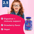 Lovebug Award Winning USDA Organic Probiotic Gummies for Kids | Soil-Based Probiotic | Vegan | Ages 3+ | Natural Fruit Strawberry Flavor | 30 Gumm...