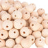 Round Natural Wood Beads Wooden Spacer Loose Beads for Jewelry Hair Accessories Garland Making DreamCatchers DIY Craft Supplies (30mm 50pcs)...