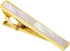 Mother of Pearl Tie Clips for Men, TAIGRAMA Gold Tie Clip for Regular Ties and Skinny Ties, Tie Bar and Tie Pin Suitable for Wedding Anniversary B...