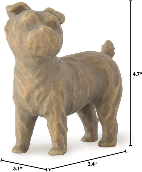 Willow Tree Love My Dog (Small, Standing), Sculpted Hand-Painted Figure...