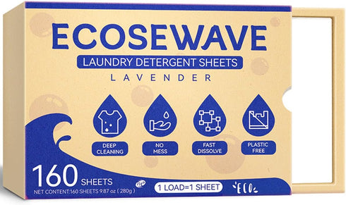 Laundry Detergent Sheets, 160 sheets, Fresh linen Scent, Hypoallergenic and Eco-Friendly Laundry Strip, Perfect for Travel Camping,Apartments, Dor...
