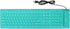 ASHATA Foldable Silicone Keyboard USB Wired Keyboard Mute Waterproof Rollup Keyboard for PC Laptop Notebook, 2 Color, 108 Keys(Green)...