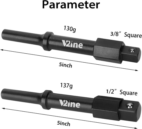 V019-1Kit Pneumatic Bolt Breaker Set 37315 & 37316?helps remove seized and frozen bolts and nuts...