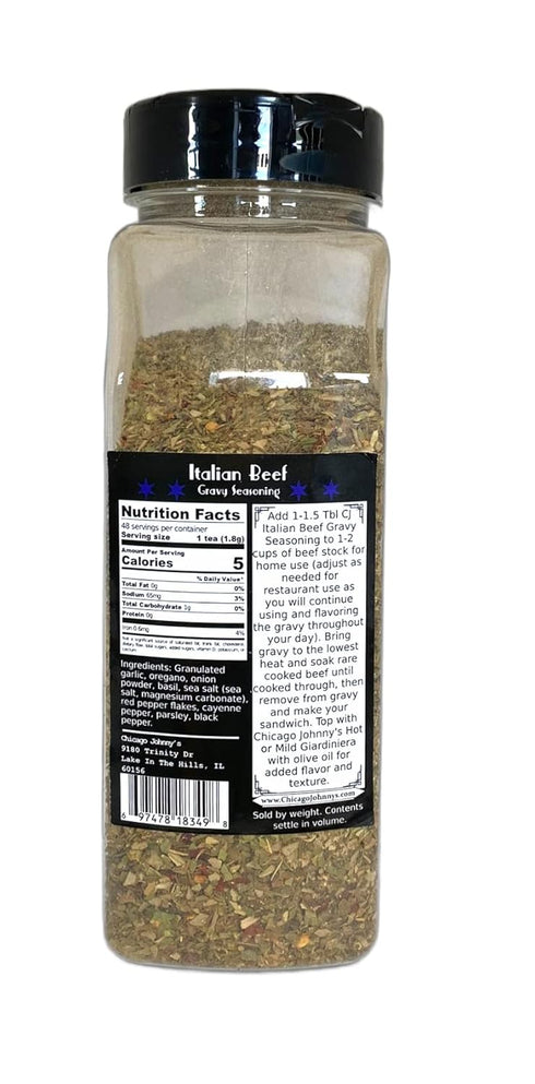 Italian Beef Gravy Seasoning Restaurant Size (Bulk) by Chicago Johnny's...