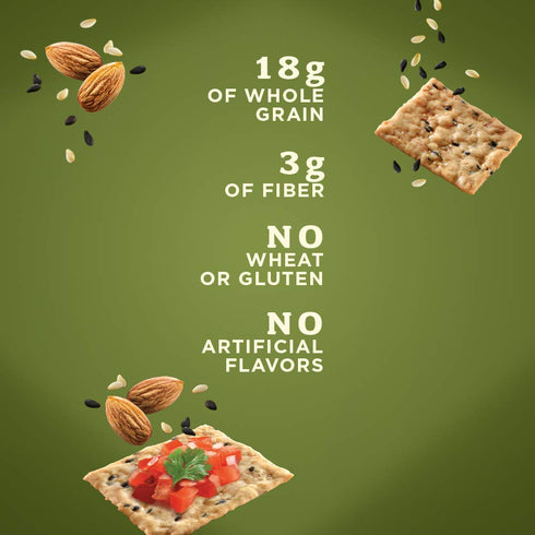 Blue Diamond Artisan Almond Nut Thins, Sesame Seed, 4.25 Oz...
