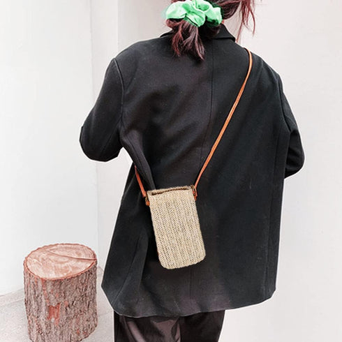 Summer Straw Beach Bag Tote Shoulder Bag Handwoven Purse Handbag for Women Girls Outdoor Casual Top Handle Cross Body Bag...