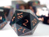 Sharpe Edge Black D&D Dice Set with Leather Bag– Green Dice Set for DND Accessories,D&D,Dungeons and Dragons,Role Playing Games and Other Table Ga...