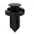 100pcs - 10mm Nylon Clips Plastic Push Type Rivet Retainer Fastener Bumper Pin Fender Flare Compatible with Honda Acura...