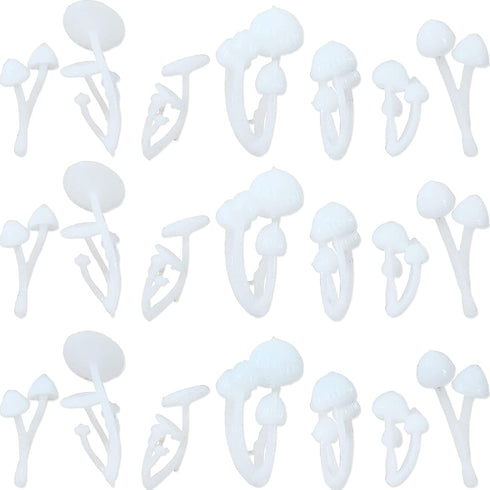 RONYOUNG 21PCS Plastic Handmade Mini Mushrooms, Resin Jewelry Making Supplies, DIY Craft Resin Filling Micro Landscape Small Mushroom...