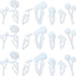 RONYOUNG 21PCS Plastic Handmade Mini Mushrooms, Resin Jewelry Making Supplies, DIY Craft Resin Filling Micro Landscape Small Mushroom...