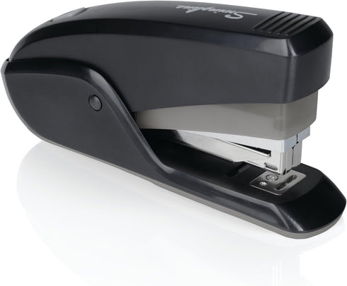 Swingline Stapler, Quick Touch Reduced Effort Stapling, Compact, 15 Sheets, Black/Gray (S7064563)...