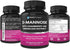 D Mannose Capsules with 600mg D-Mannose Powder Per Cap - with Added Cranberry and Dandelion Extract to Aid in Bladder, Urinary Tract and UTI Suppo...