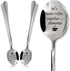 2 Pcs 7.5 inches Engraved Coffee Spoons Let's Have Coffee Together Forever Personalized Stainless Steel Spoon Ice Cream Spoon Couple Gifts Valenti...